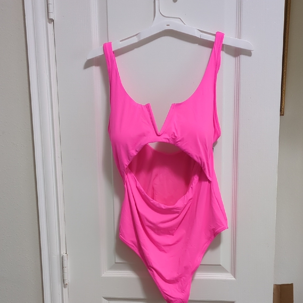 Meyeeka Pink One Piece Swimsuit Size XL